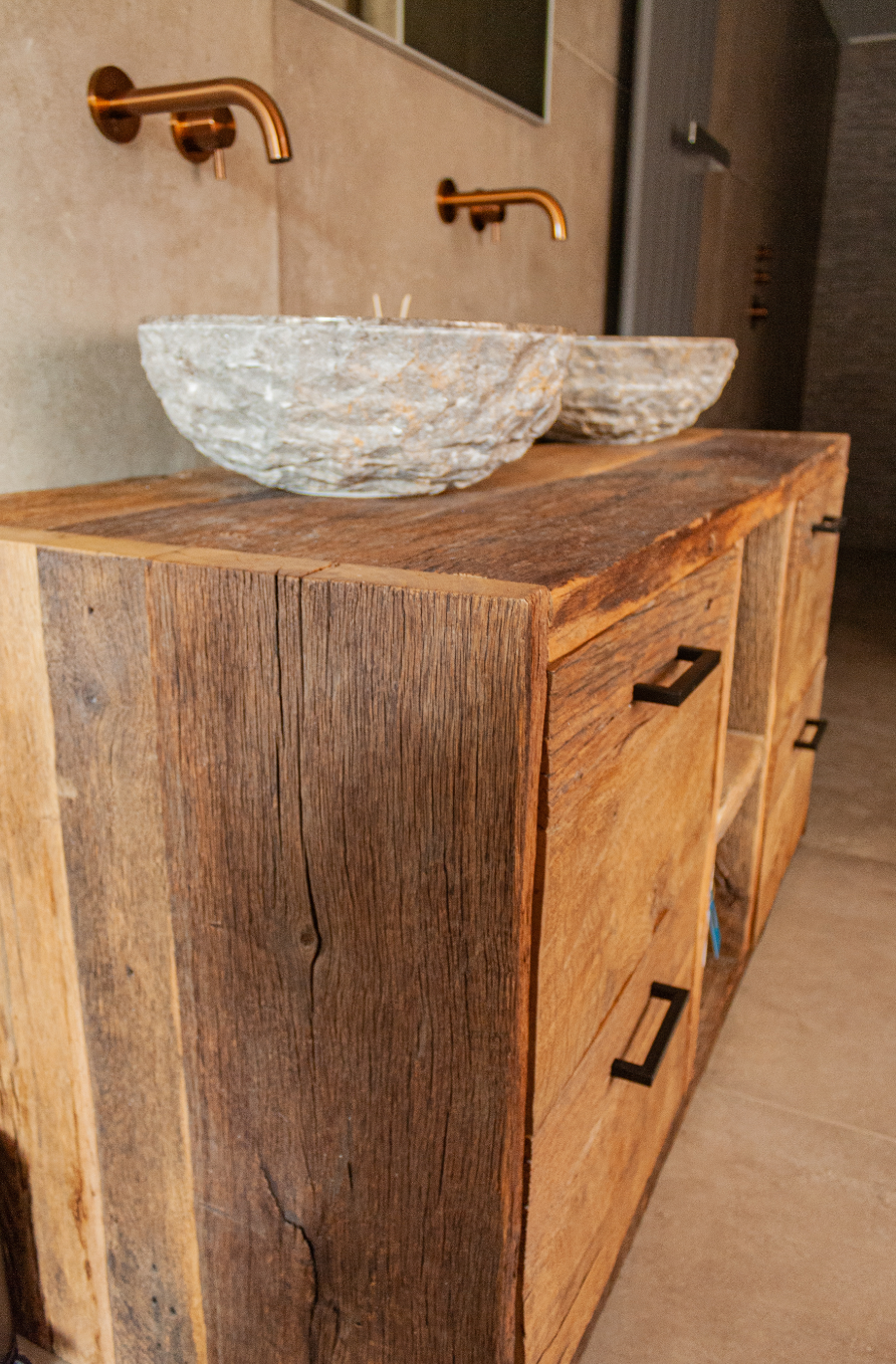 Badkamermeubel Barnwood Robuust