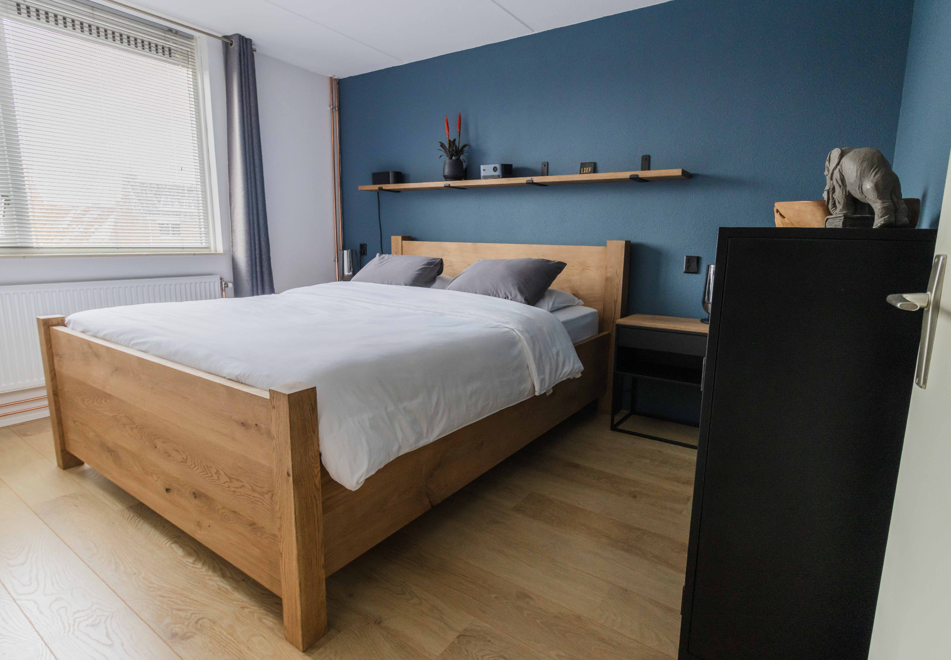Bed ombouw rustiek eiken