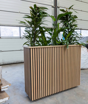 Plantenbak van akupanelen incl. planten