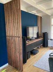 Roomdivider Amerikaans notenhout