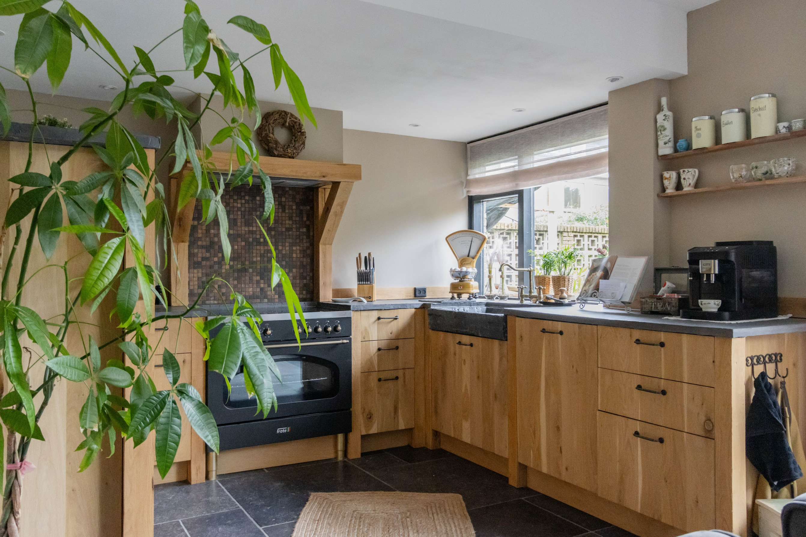 Keuken fronten rustiek eiken