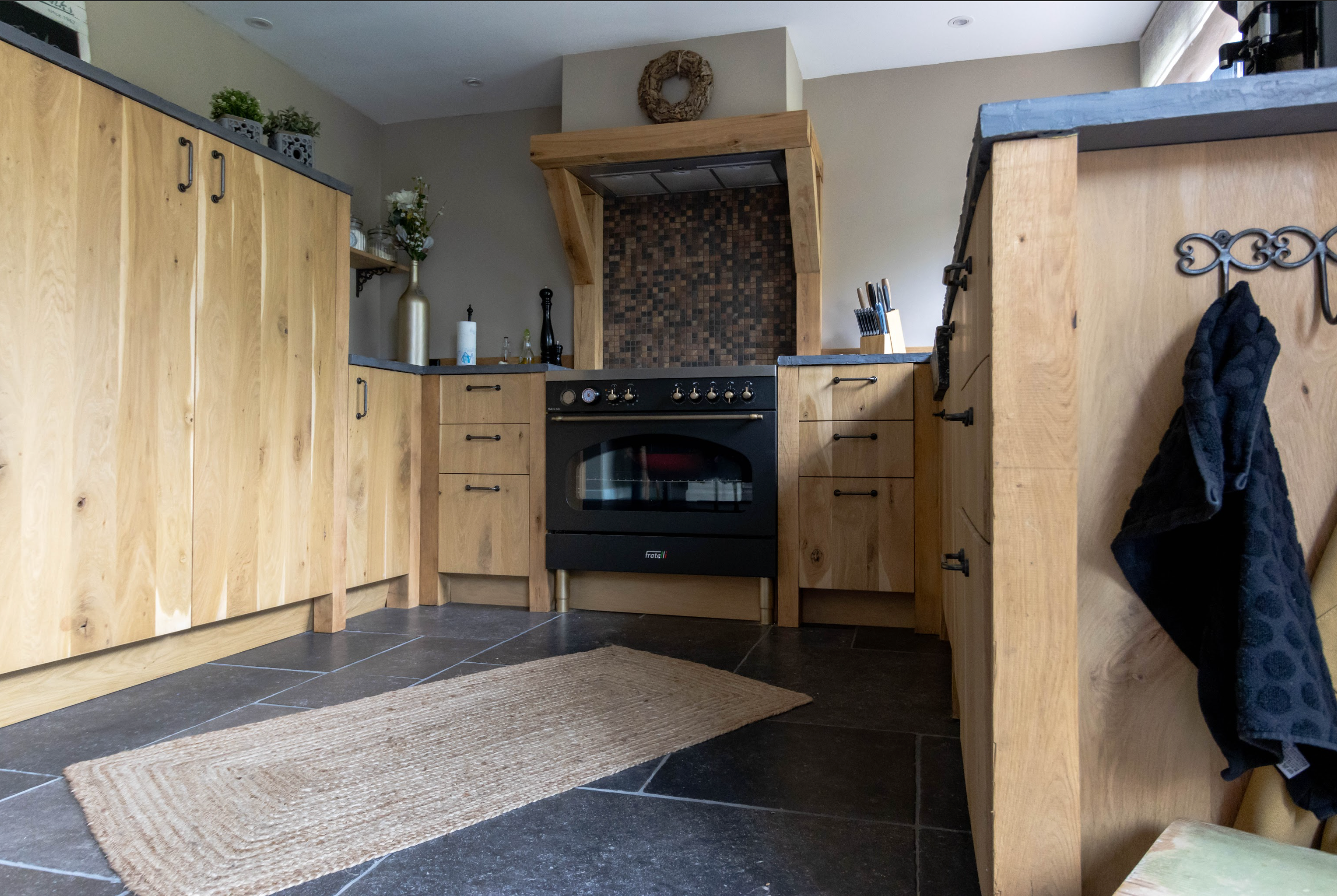 Keuken fronten rustiek eiken