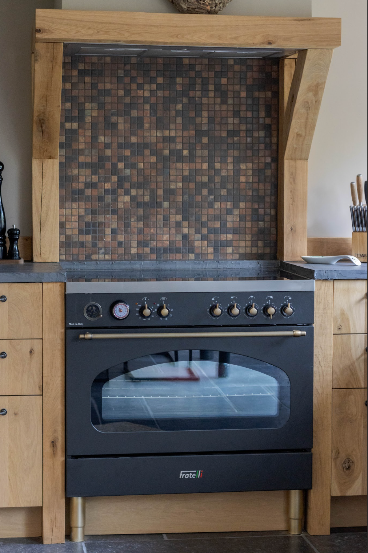 Keuken fronten rustiek eiken