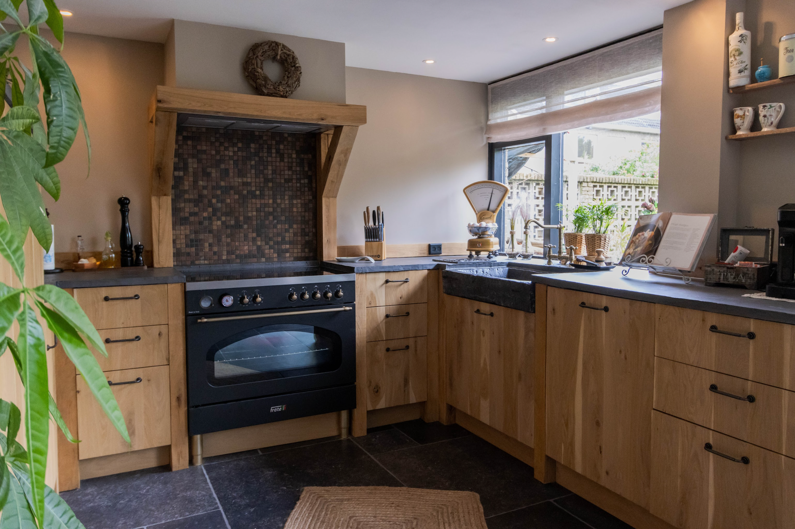 Keuken fronten rustiek eiken