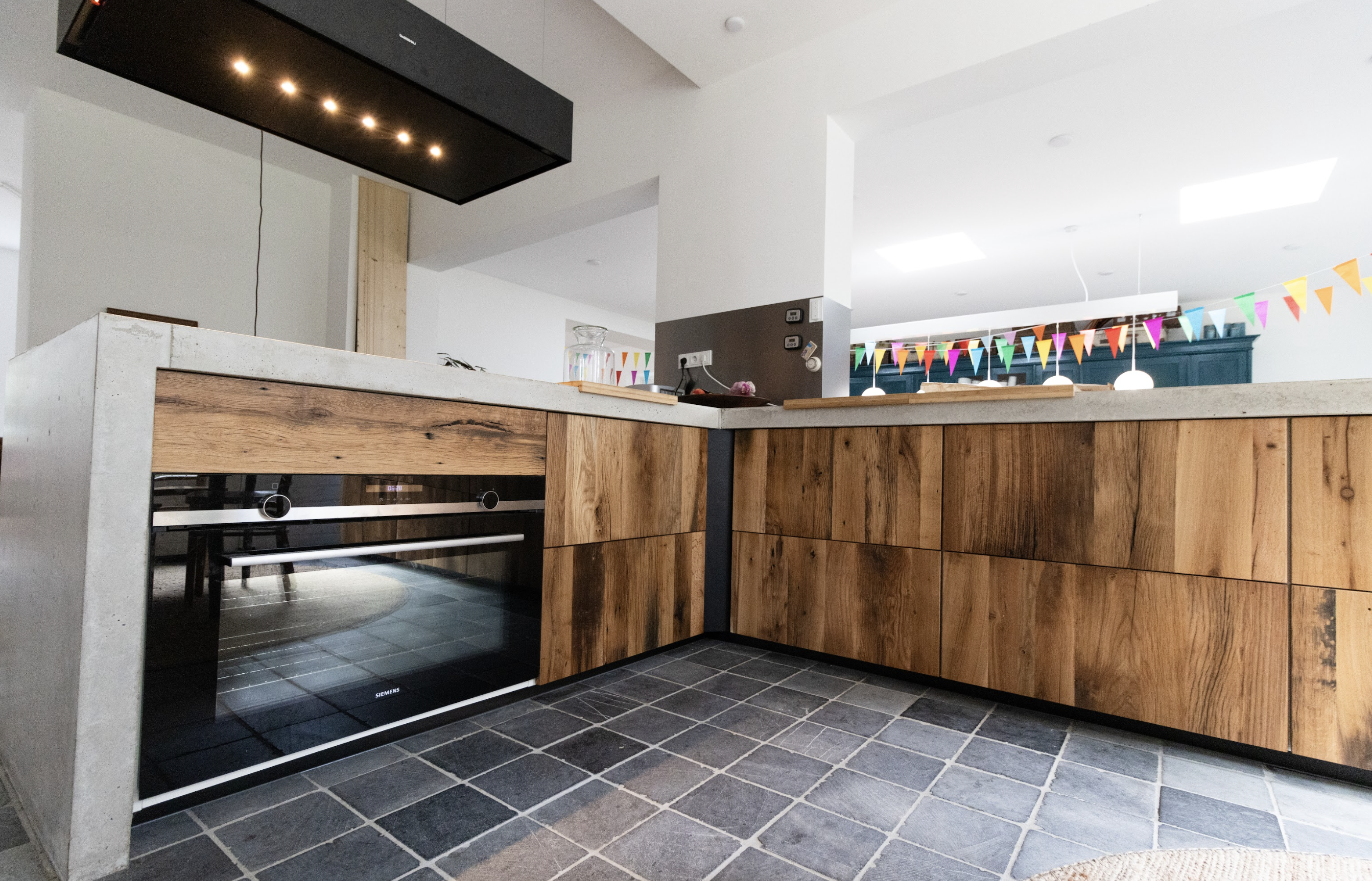 Keuken fronten Barnwood geschaafd