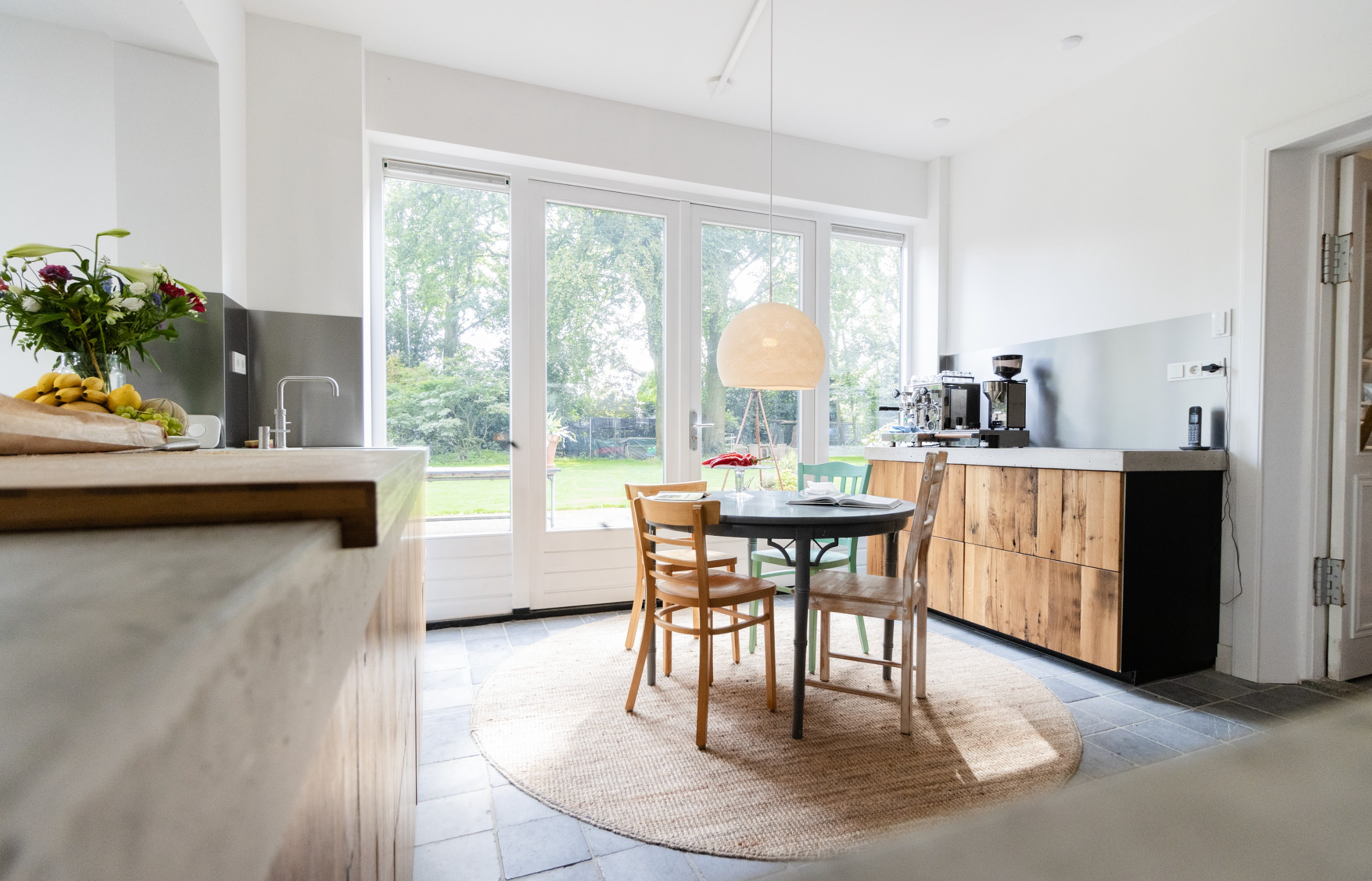 Keuken fronten Barnwood geschaafd