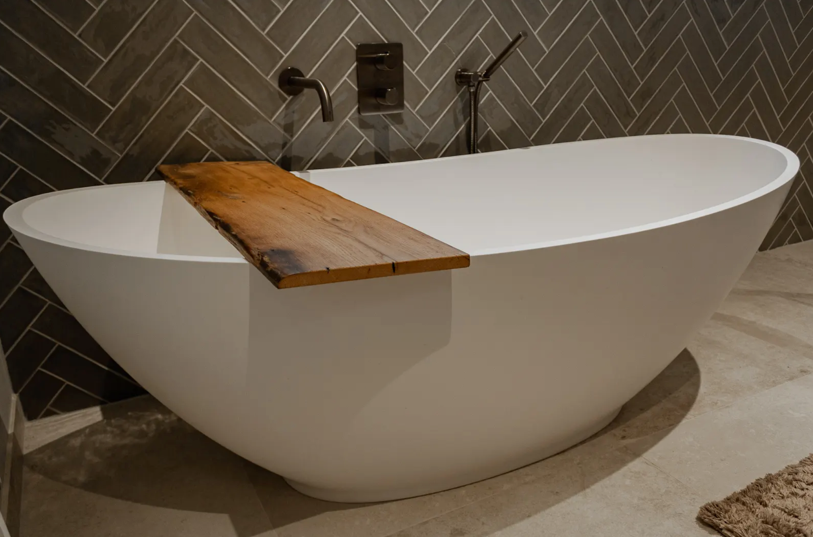 Badplank Barnwood Geschaafd