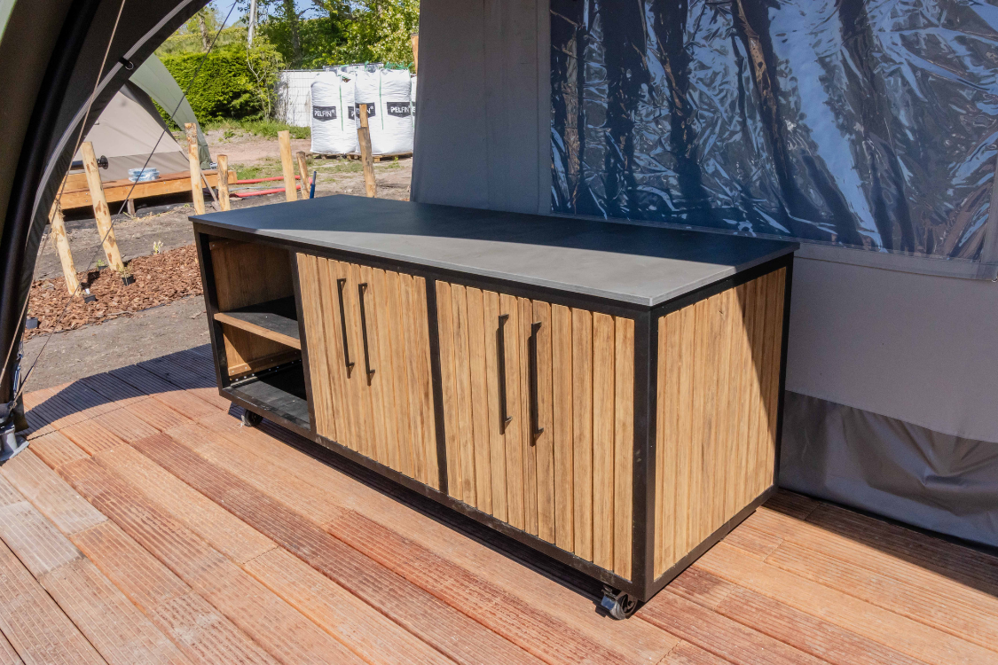 Barbecue Tafel Forge Slat (Kamado, Weber, Napoleon) – Thermowood