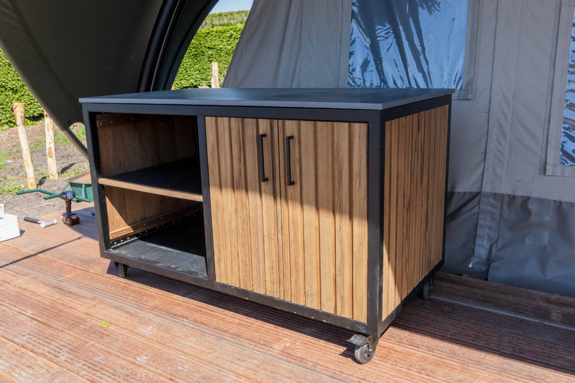 Barbecue Tafel Forge Slat (Kamado, Weber, Napoleon) – Thermowood
