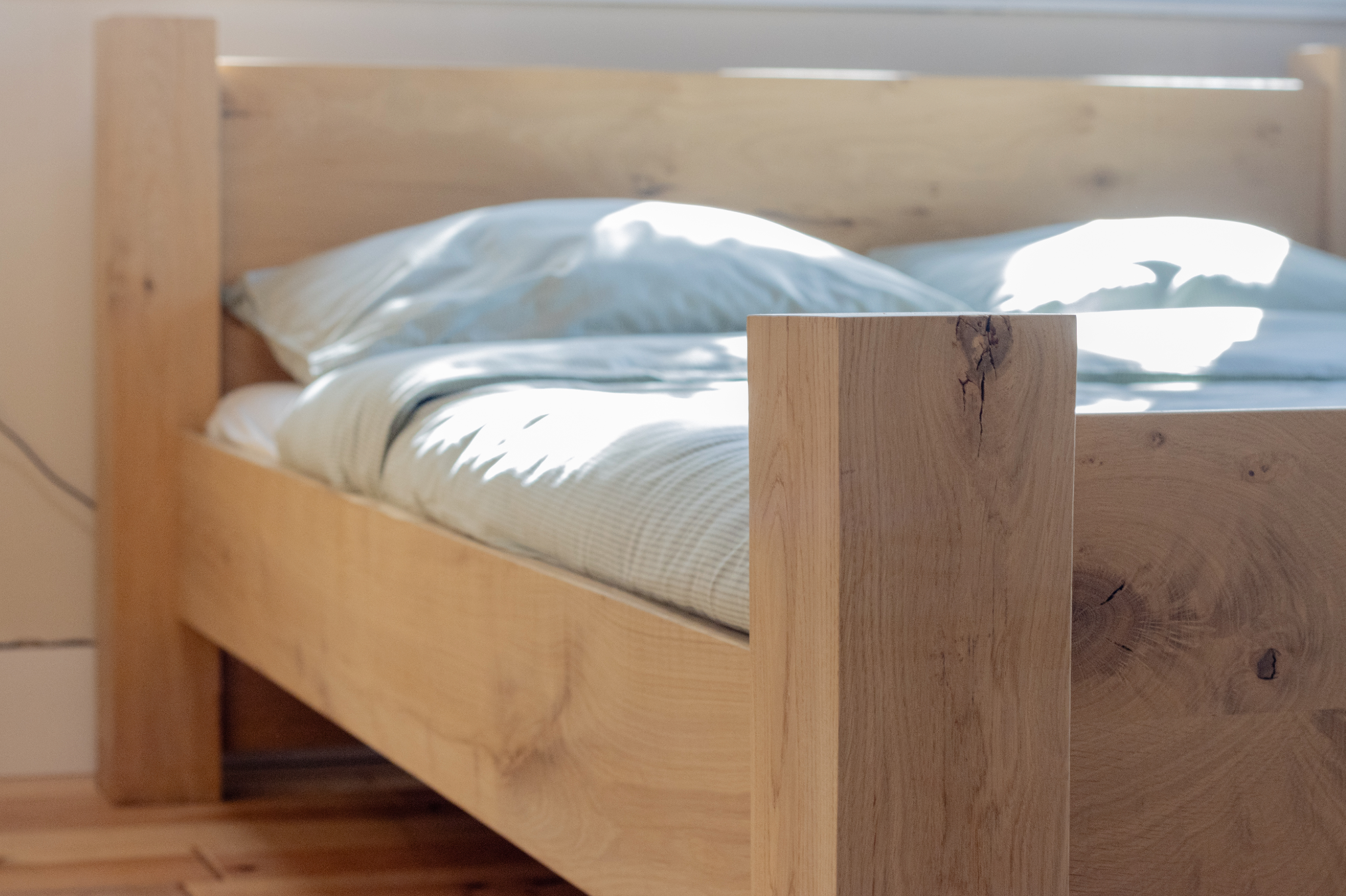 Bed ombouw rustiek eiken - Basic