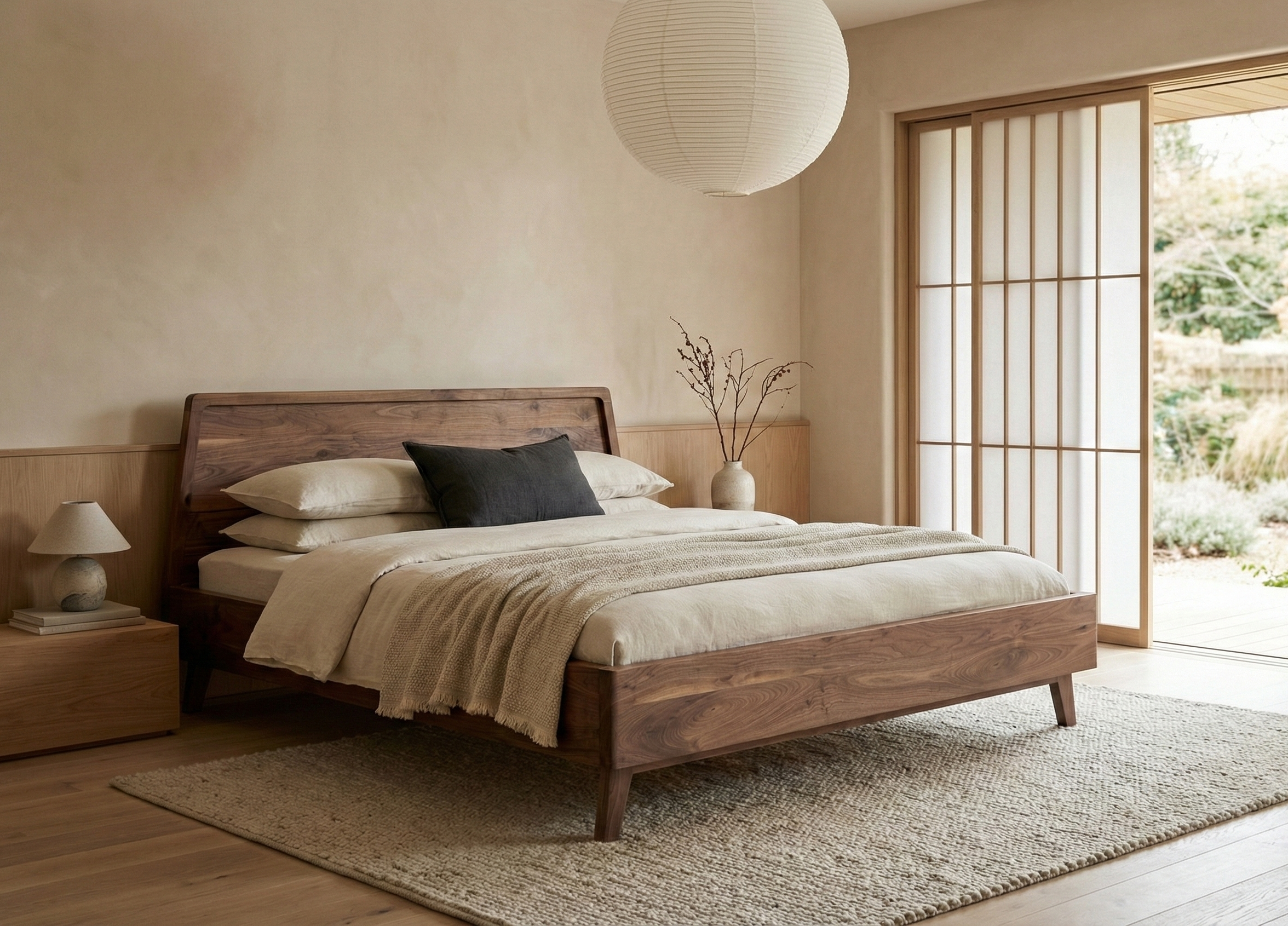 Bed ombouw - Noten design
