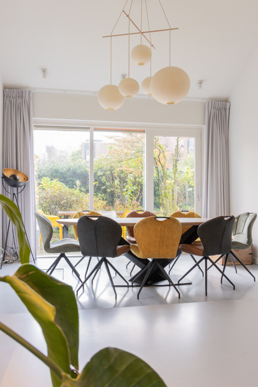 Eettafel ovaal - Rustiek eikenhout