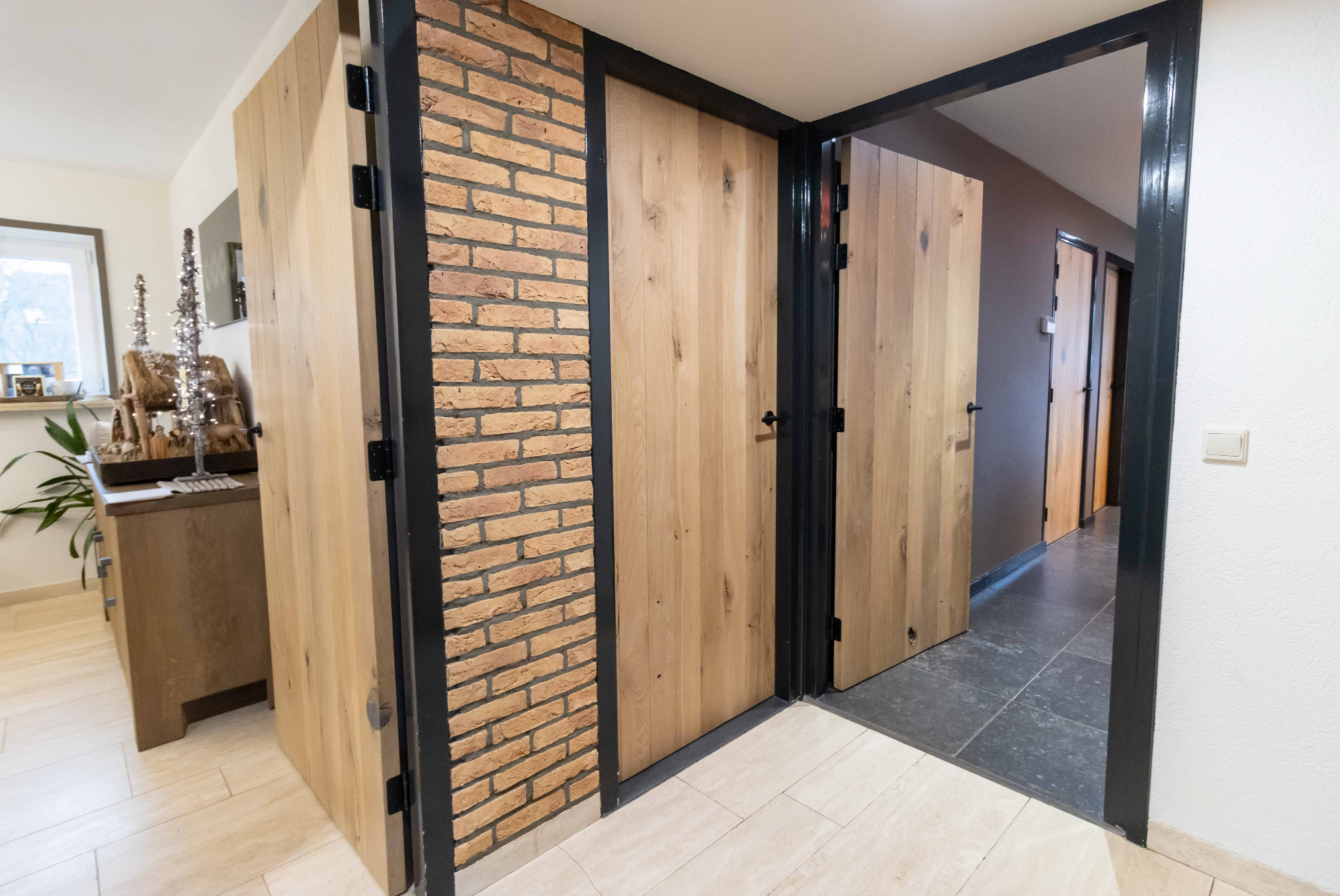 Scharnierdeur Rustiek New oak