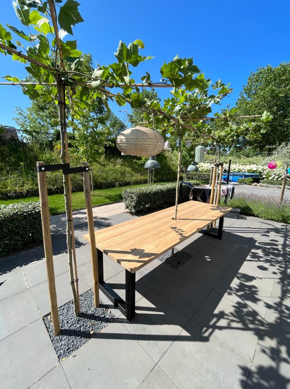 Tuintafel eikenhout