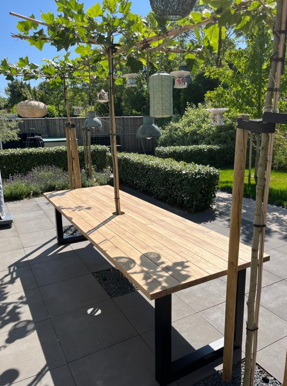 Tuintafel eikenhout
