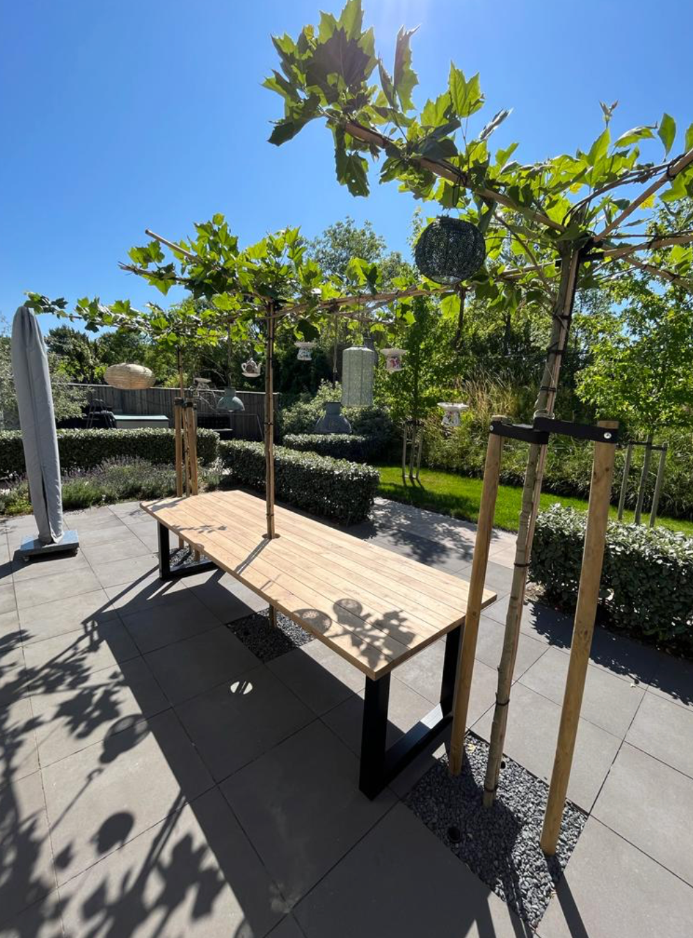 Tuintafel eikenhout