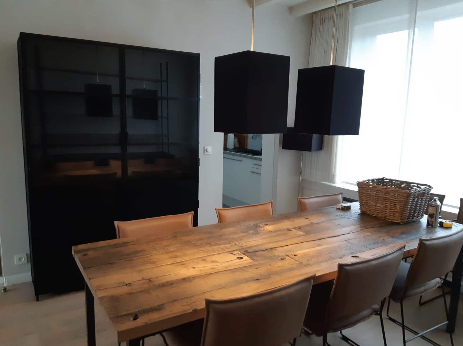 Eettafel Wagondelen