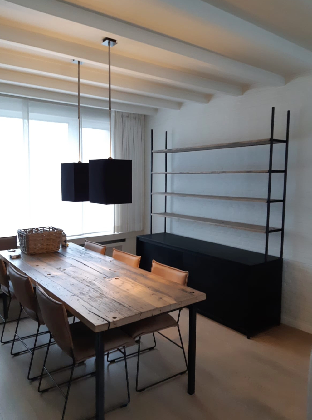 Eettafel Wagondelen