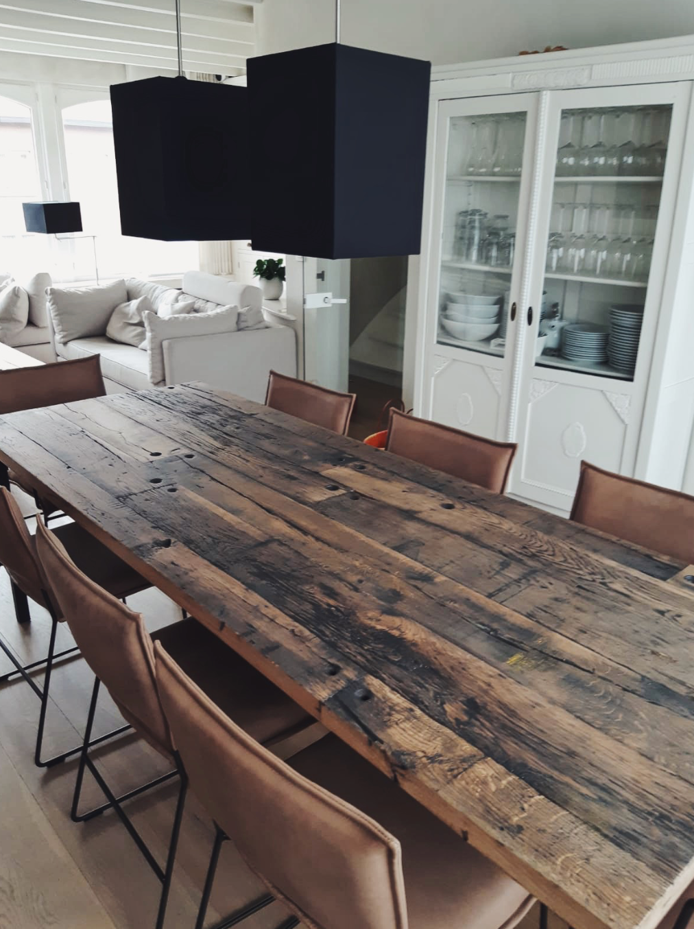 Eettafel Wagondelen