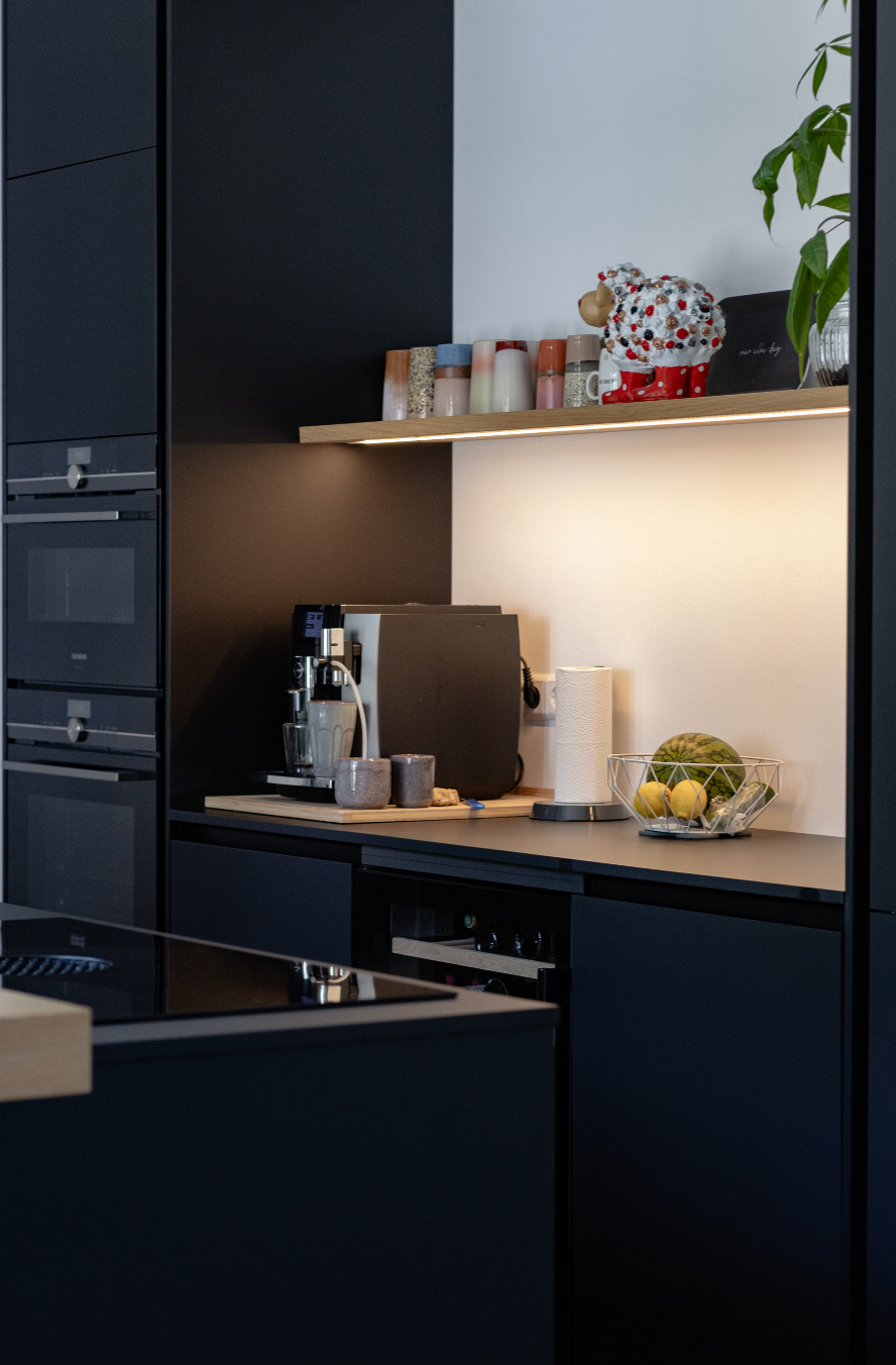 Wandplank Rustiek New oak in keuken
