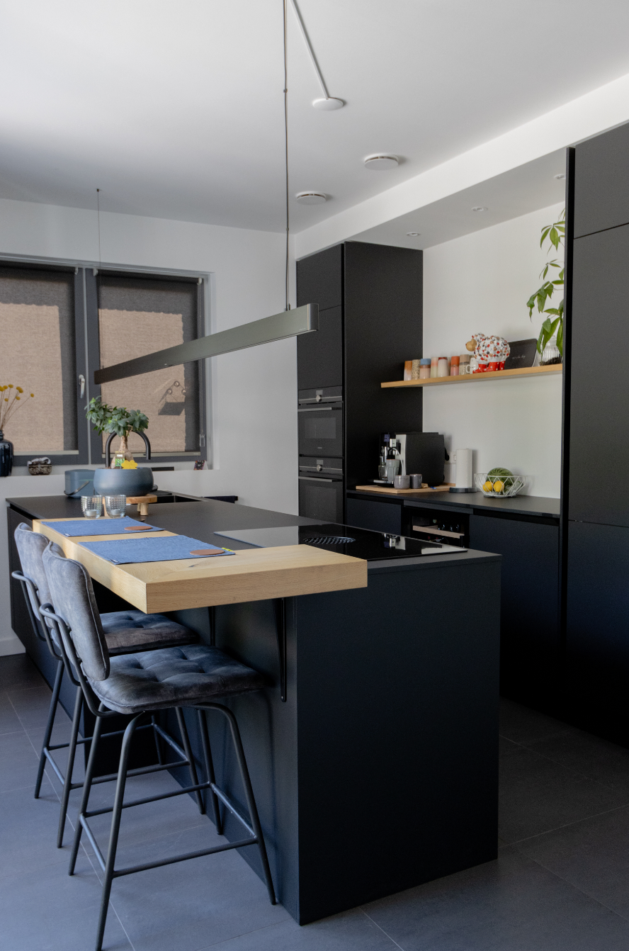 Wandplank Rustiek New oak in keuken