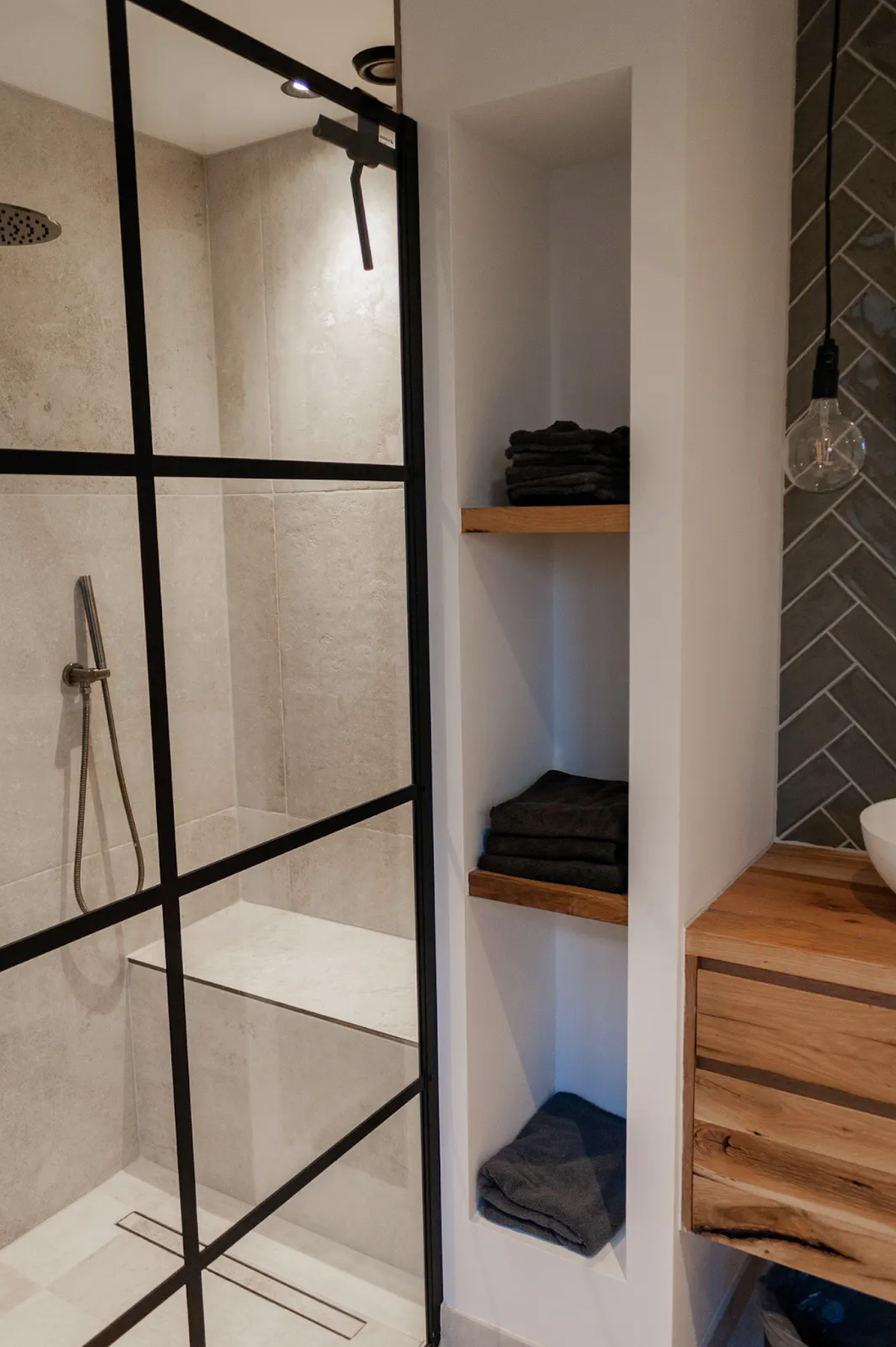 Wandplank Nis Oud Eiken Barnwood