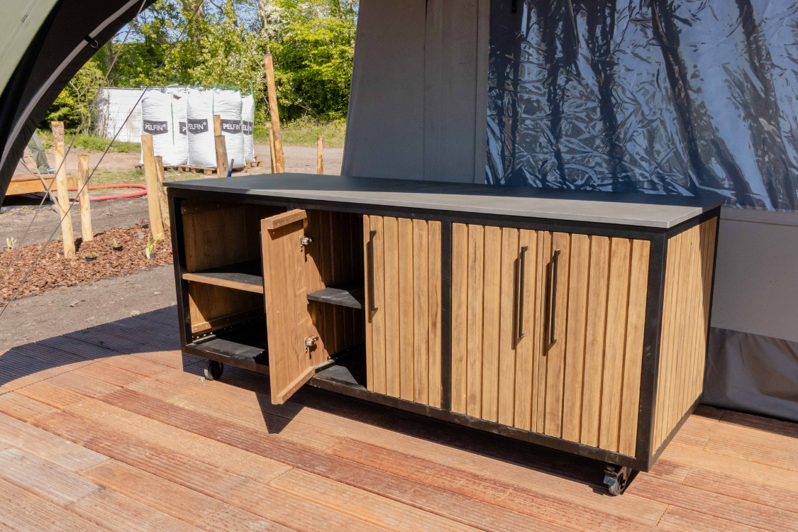Barbecue Tafel Forge Slat (Kamado, Weber, Napoleon) – Thermowood