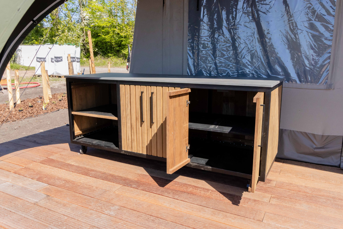 Barbecue Tafel Forge Slat (Kamado, Weber, Napoleon) – Thermowood