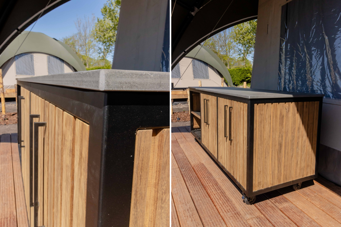 Barbecue Tafel Forge Slat (Kamado, Weber, Napoleon) – Thermowood
