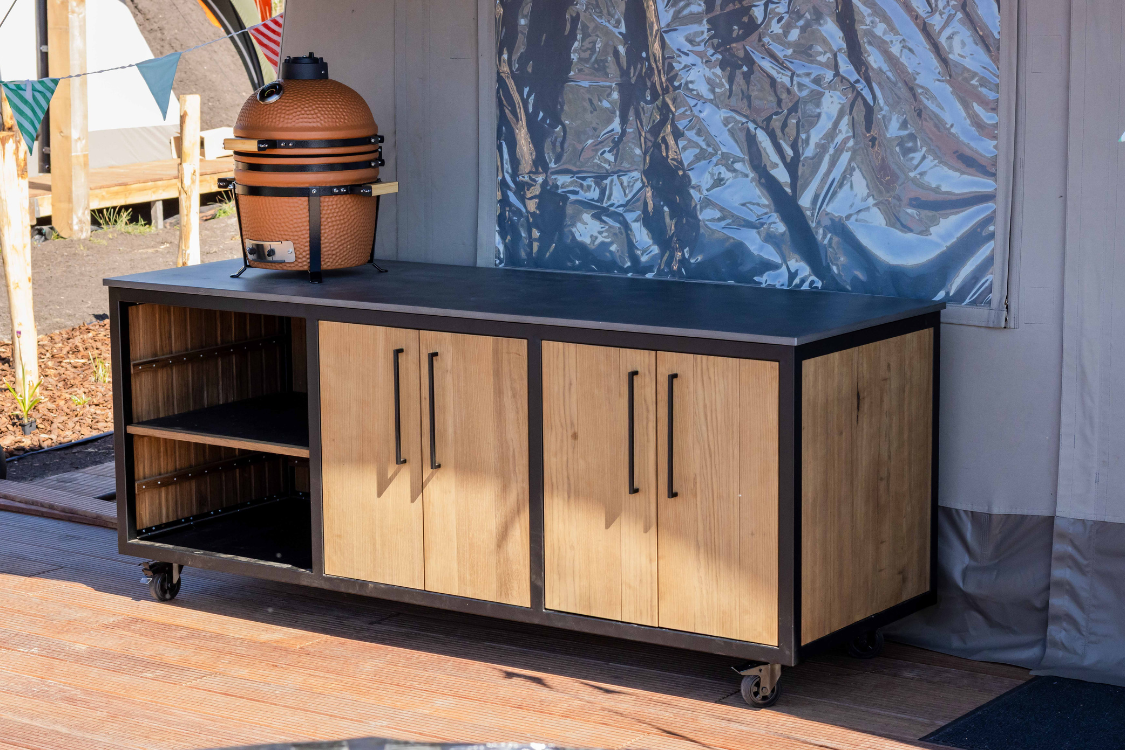 Barbecue Tafel Forge Solid (Kamado, Weber, Napoleon) – Thermowood