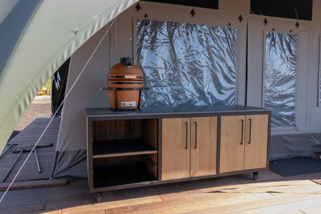 Barbecue Tafel Forge Solid (Kamado, Weber, Napoleon) – Thermowood
