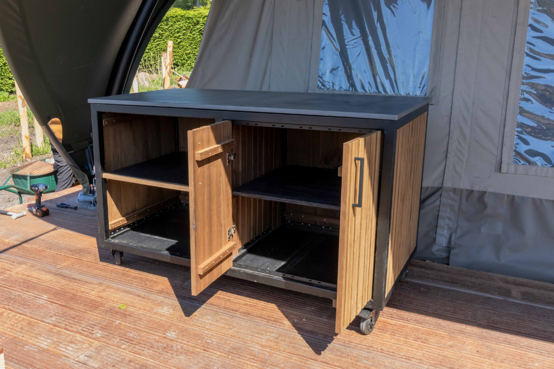 Barbecue Tafel Forge Slat (Kamado, Weber, Napoleon) – Thermowood